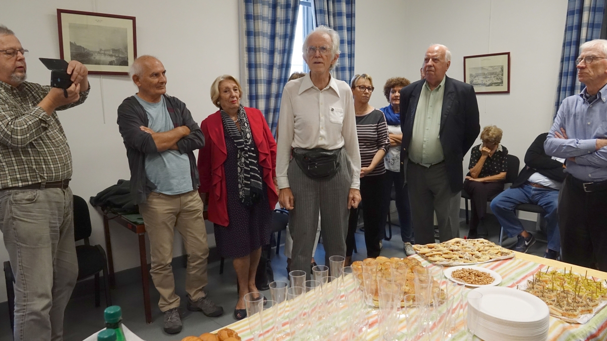 15 octobre 2019. Cocktail offert par Michel Talagrand à l'occasion de son prix Shaw de mathématiques — photo 1